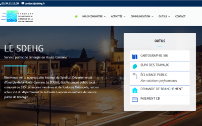 Le SDEHG lance son nouveau site internet à l’occasion du Salon des Maires de Haute-Garonne