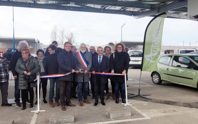 Auterive : 2 ombrières photovoltaïques en autoconsommation pour les écoles Louis Fillol et Jules Michelet