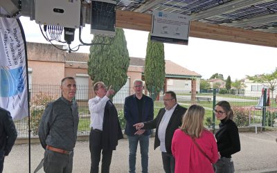 La 1ère ombrière photovoltaïque inaugurée à Labastidette