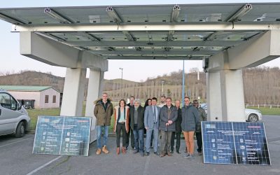 Le Plan : une ombrière photovoltaïque en autoconsommation pour la salle communale