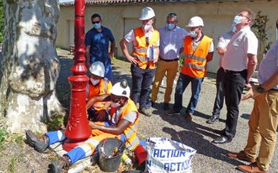 Le Syndicat d’énergie à Saint-Cézert pour la rénovation de l’éclairage public